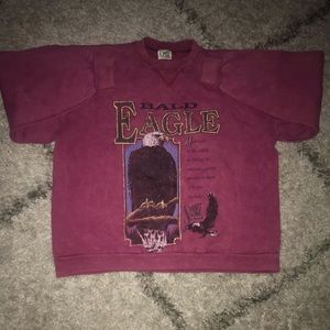 Vintage bald eagle nature outdoor sweater shirt